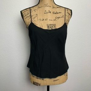 Ann Taylor petite beaded tank silk 12P A9